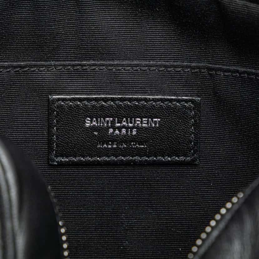 Saint Laurent Leather Heart Lou Camera Bag Black Leather Good condition - Box View