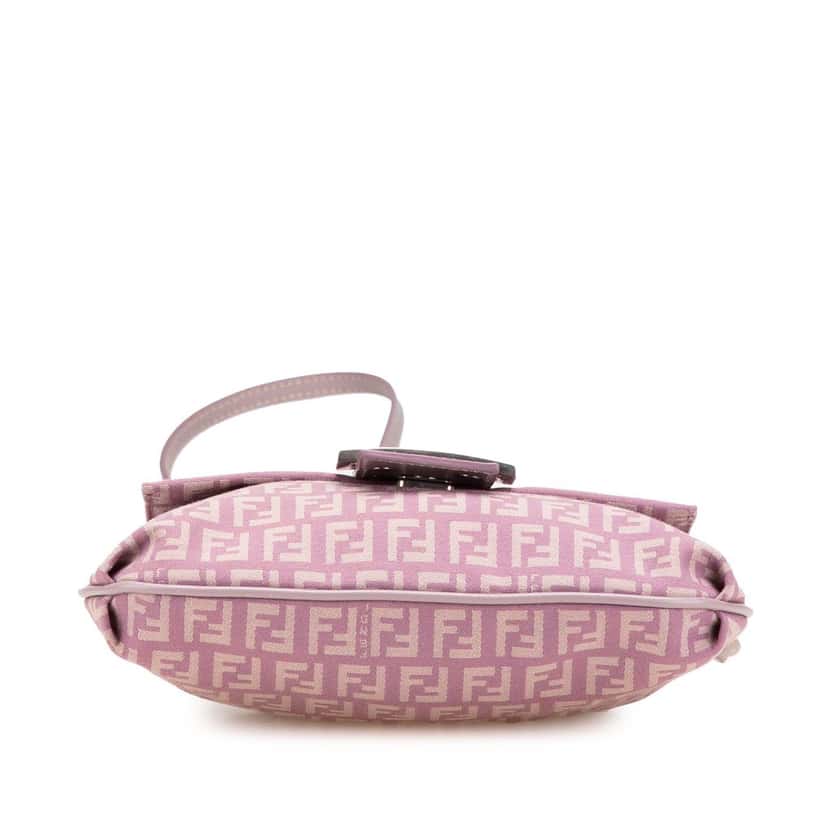Fendi Zucchino Canvas Crossbody Pink Canvas Good condition - Inside View