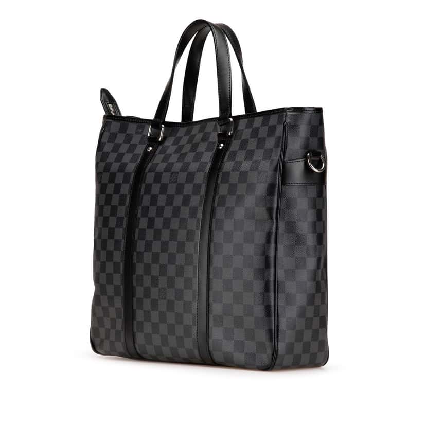 Louis Vuitton Damier Graphite Tadao PM Black Canvas Good condition - Back View
