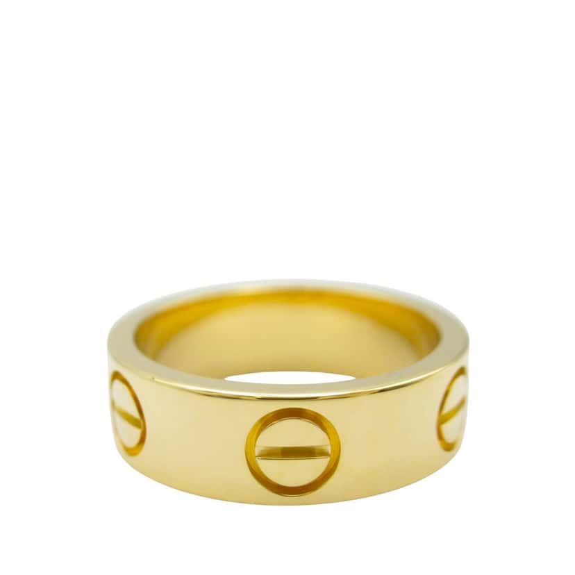 Cartier 18K Yellow Gold Classic Love Ring Gold Gold Good condition - Front View