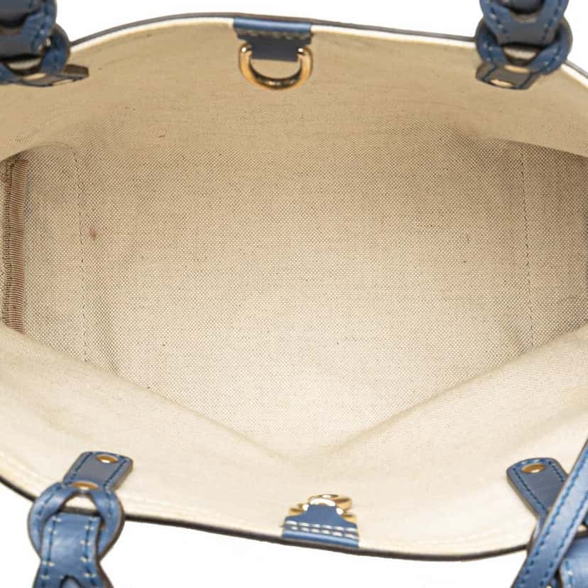 Gucci GG Canvas Craft Tote Brown Canvas Good condition - Model View