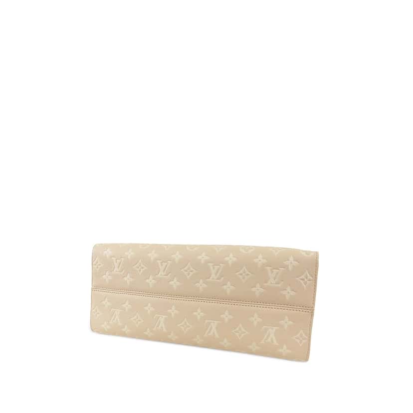 Louis Vuitton Monogram Empreinte Spring In The City Onthego MM Brown Leather Good condition - Inside View
