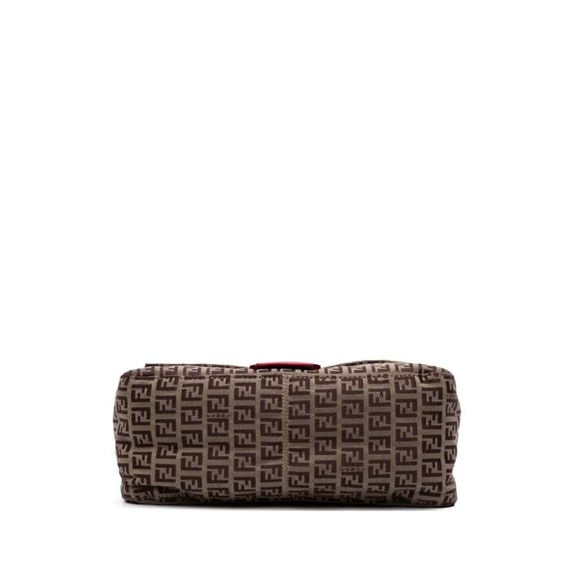 Fendi Zucchino Canvas Mamma Forever Brown Canvas Good condition - Inside View