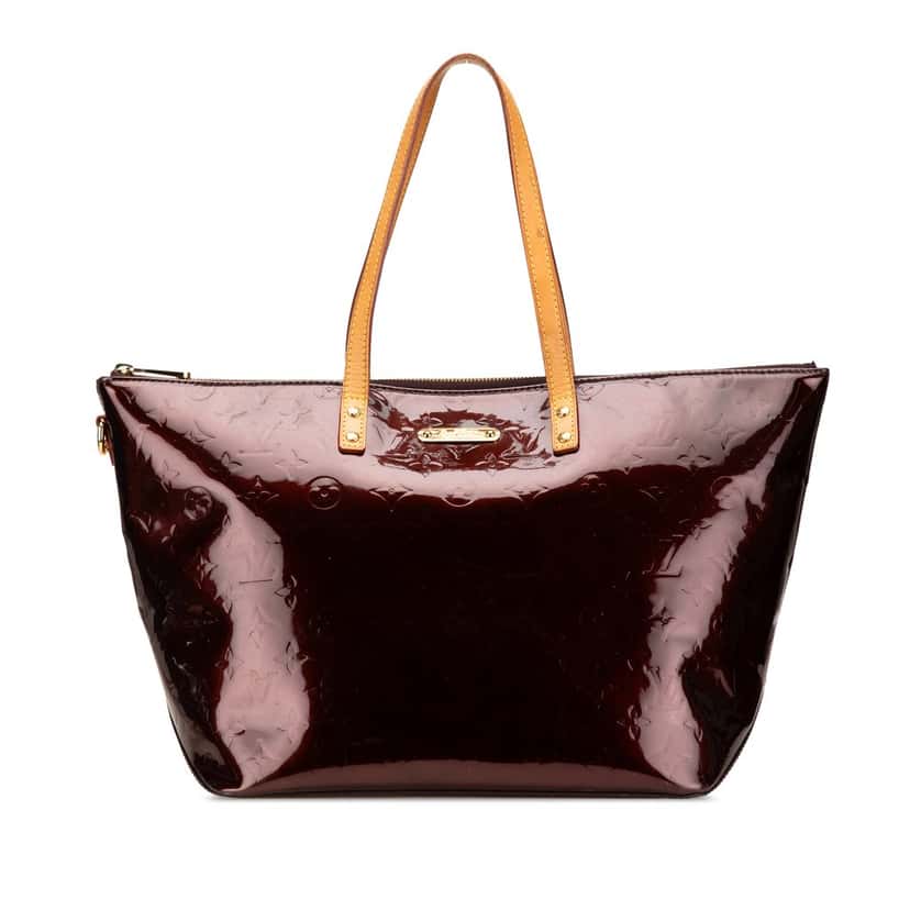 Louis Vuitton Monogram Vernis Bellevue GM Purple Leather Good condition - Front View