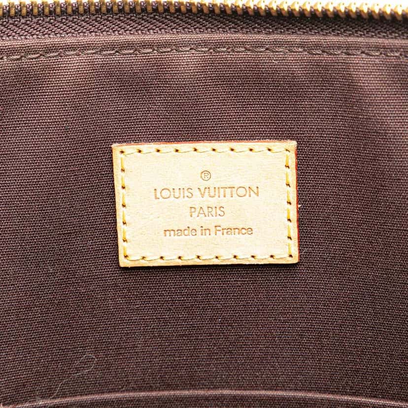 Louis Vuitton Monogram Vernis Bellevue GM Purple Leather Good condition - Box View