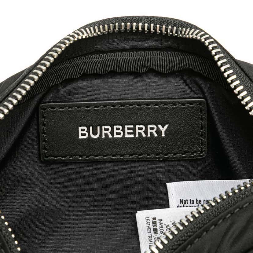 Burberry Econyl Logo Cannon Bum Bag Black Good condition - Box View