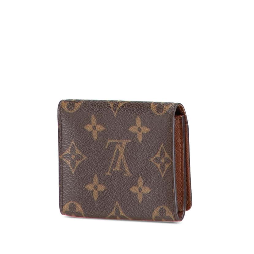 Louis Vuitton Monogram Enveloppe Carte De Visite Brown Canvas Good condition - Back View