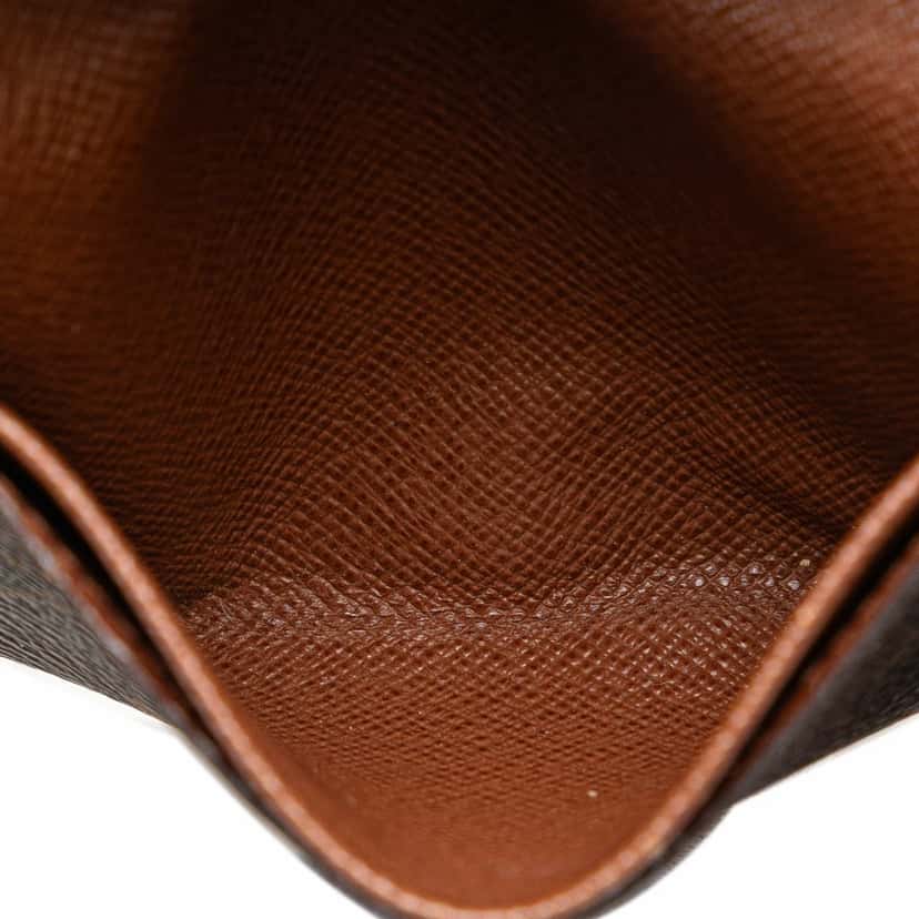 Louis Vuitton Monogram Enveloppe Carte De Visite Brown Canvas Good condition - Model View