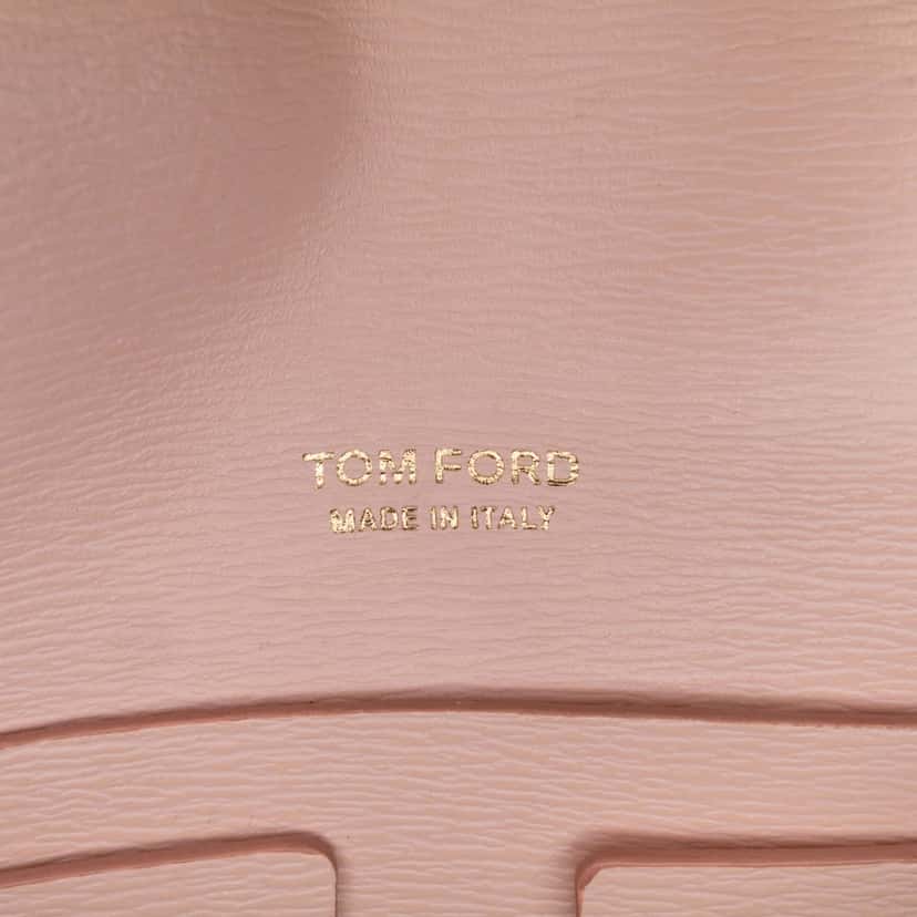 Tom Ford Calfskin Lock Crossbody Pink Leather Very good condition - Box View