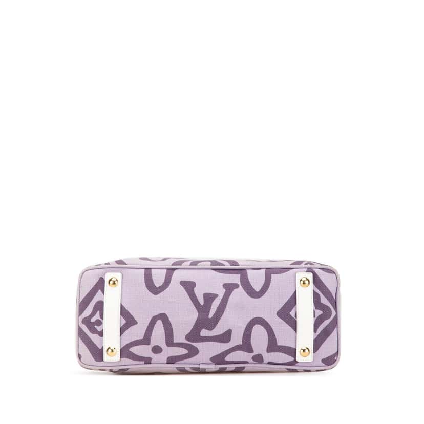 Louis Vuitton Monogram Tahitienne Cabas PM Purple Canvas Good condition - Inside View