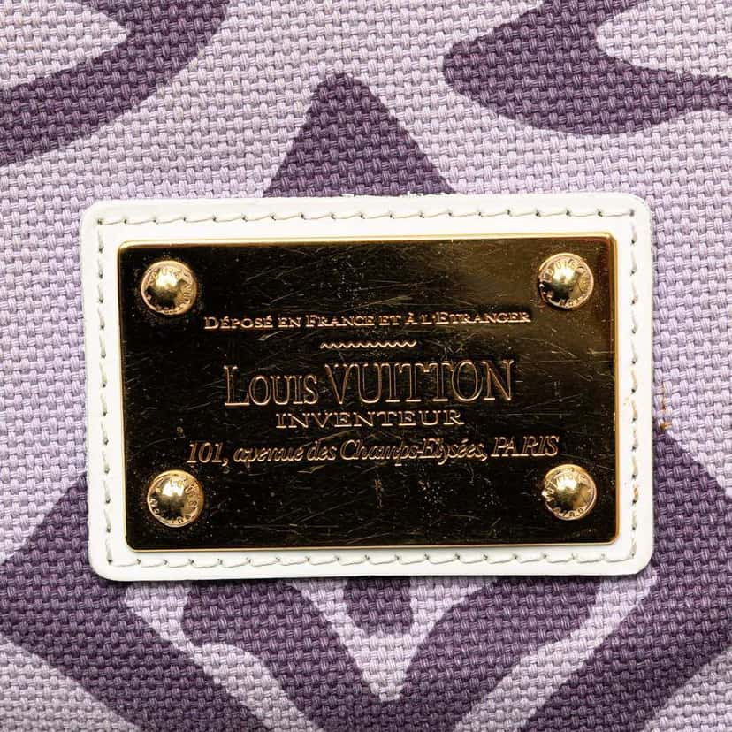 Louis Vuitton Monogram Tahitienne Cabas PM Purple Canvas Good condition - Box View