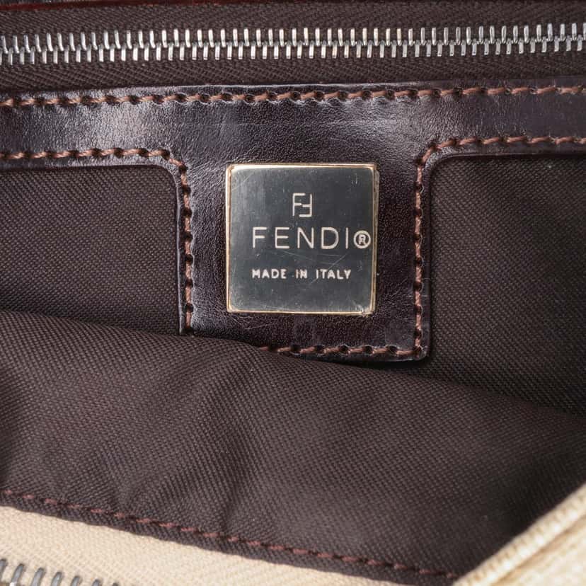 Fendi Zucca Canvas Crossbody Brown Canvas Good condition - Box View