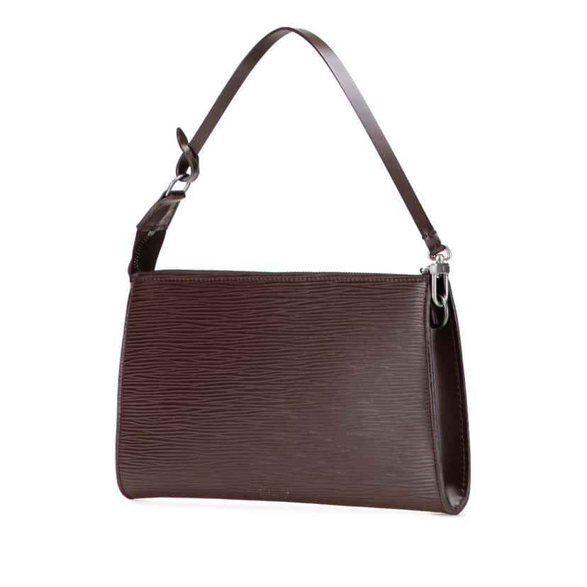 Louis Vuitton Epi Pochette Accessoires Brown Leather Good condition - Back View