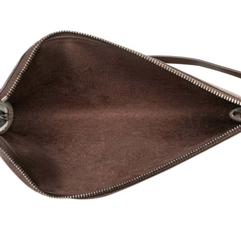 Louis Vuitton Epi Pochette Accessoires Brown Leather Good condition - Model View