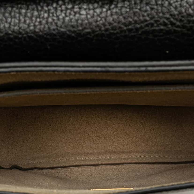 Chloé Mini Leather Drew Crossbody Black Leather Good condition - Model View