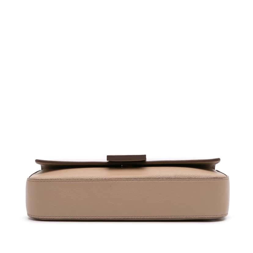 Tom Ford Grained Calfskin TF Flap Crossbody Brown Leather Good condition - Inside View