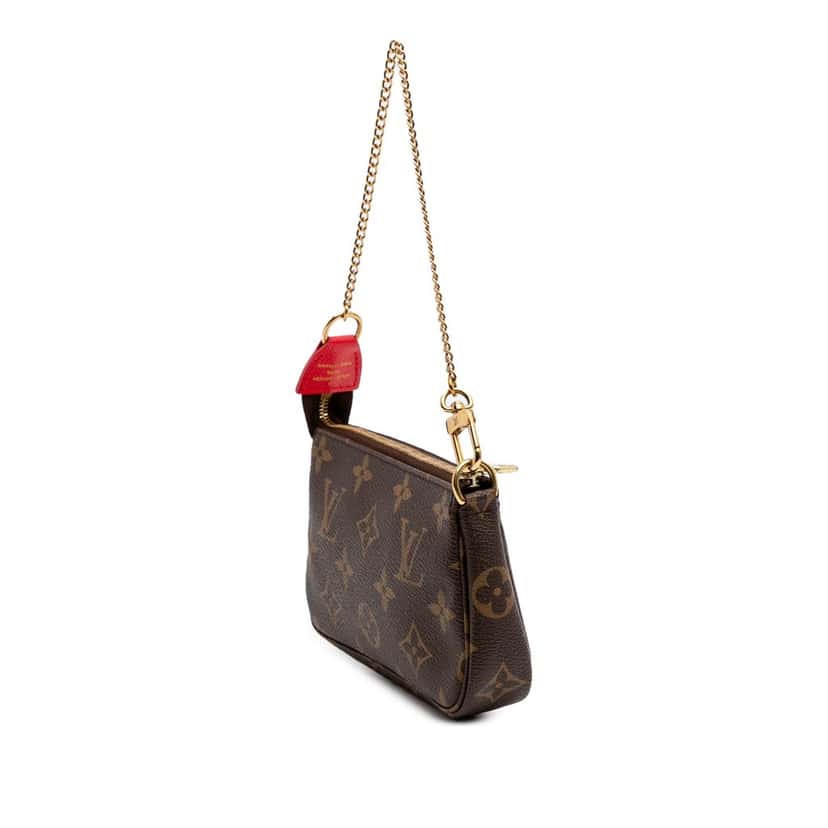 Louis Vuitton Monogram Vivienne in London Mini Pochette Accessoires Brown Canvas Good condition - Back View