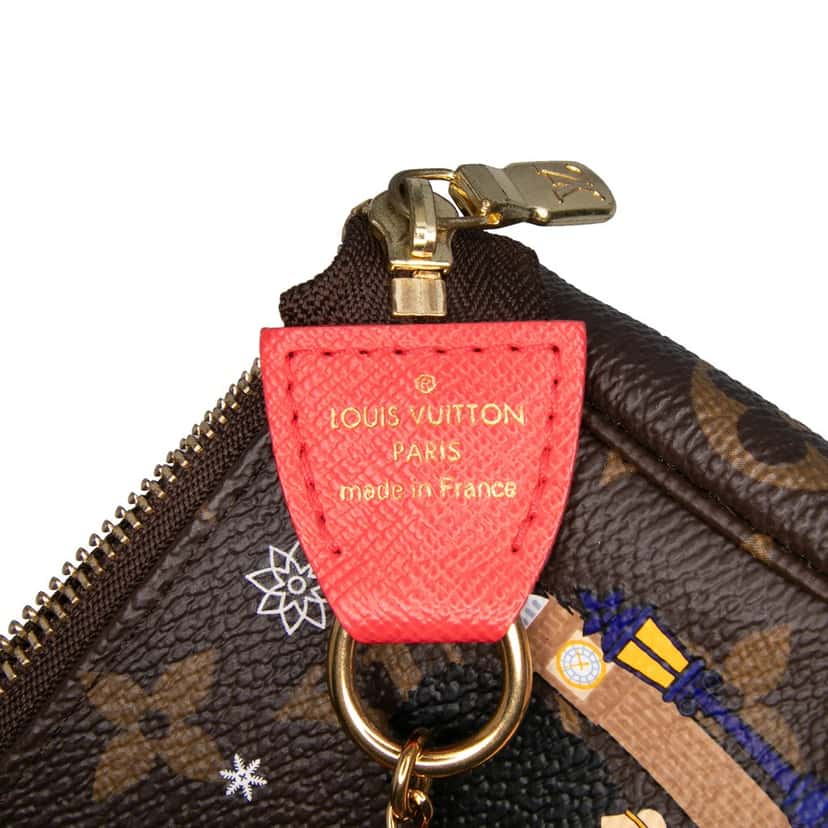 Louis Vuitton Monogram Vivienne in London Mini Pochette Accessoires Brown Canvas Good condition - Box View