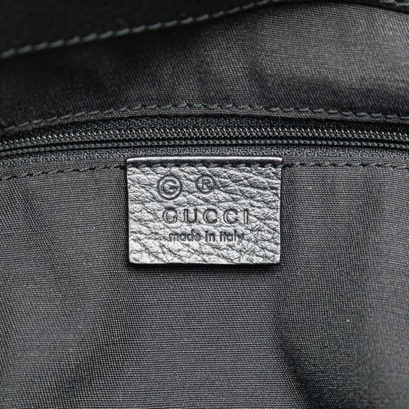 Gucci GG Nylon Charm Tote Black Good condition - Box View