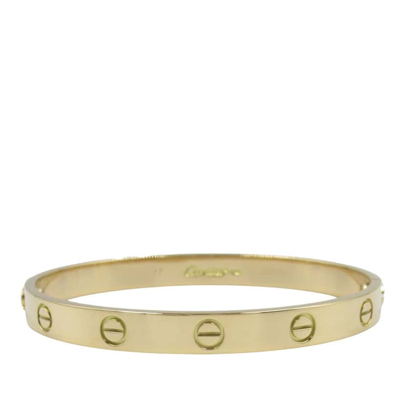 Cartier 18K Yellow Gold Classic Love Bracelet Gold Gold Good condition - Front View