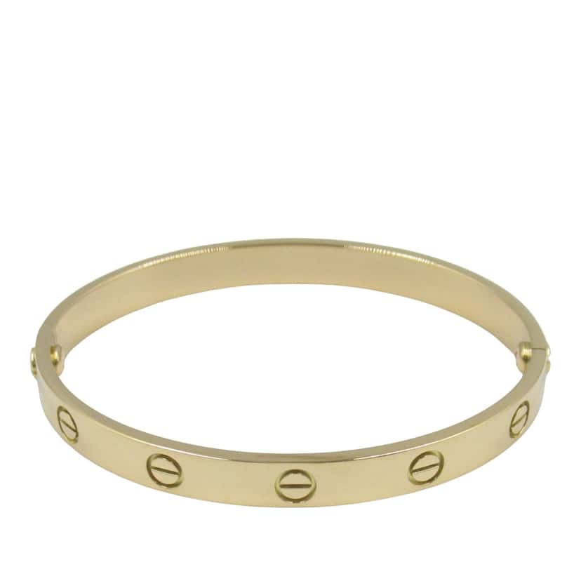 Cartier 18K Yellow Gold Classic Love Bracelet Gold Gold Good condition - Back View