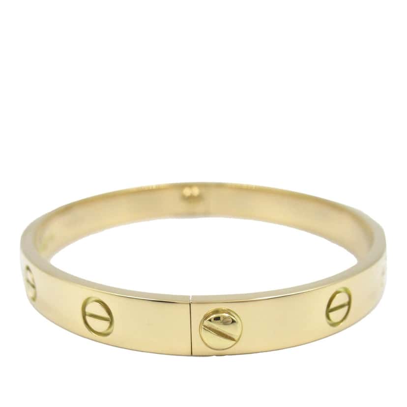 Cartier 18K Yellow Gold Classic Love Bracelet Gold Gold Good condition - Inside View