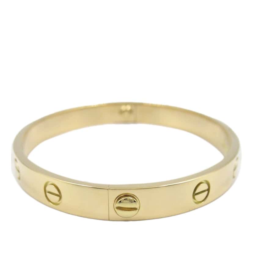 Cartier 18K Yellow Gold Classic Love Bracelet Gold Gold Good condition - Model View