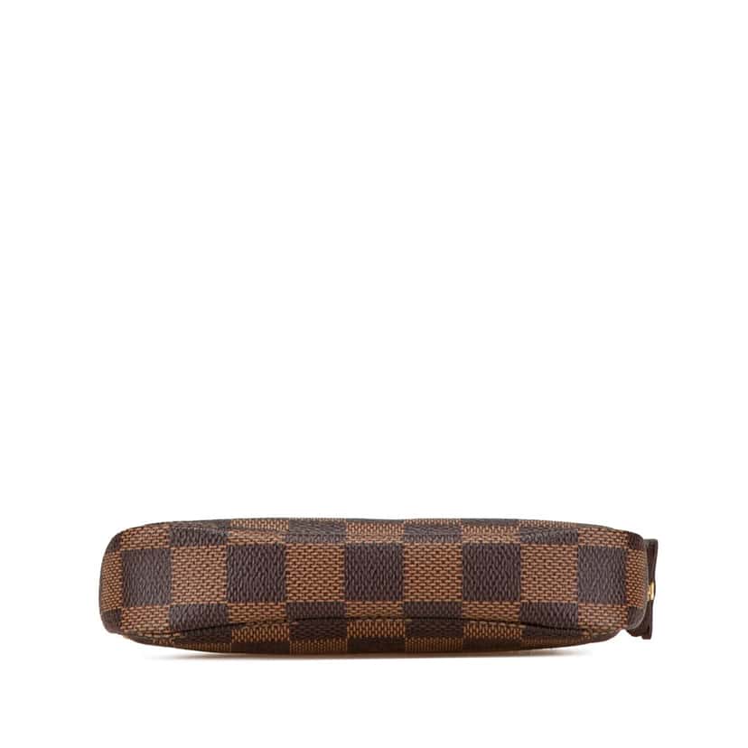 Louis Vuitton Damier Ebene Trunks and Bags Mini Pochette Accessoires Brown Canvas Good condition - Inside View