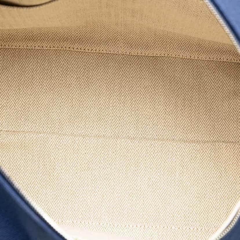 Hermès Large Toile Bride A Brac Blue Canvas Good condition - Model View