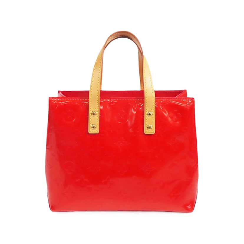 Louis Vuitton Monogram Vernis Reade PM Red Leather Good condition - Front View