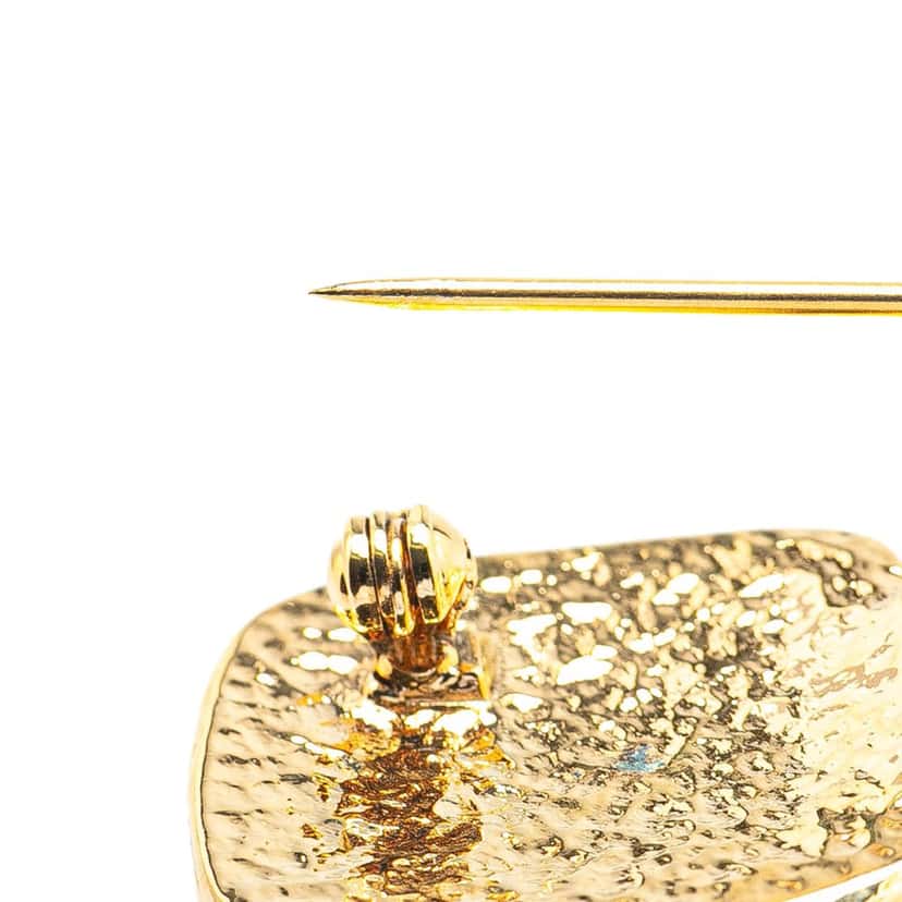 Chanel Gold Plated Triple CC Brooch Gold Metal Good condition - Model View