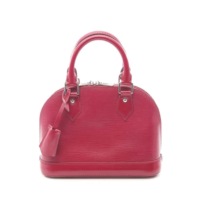 Louis Vuitton Epi Alma BB Pink Leather Good condition - Front View