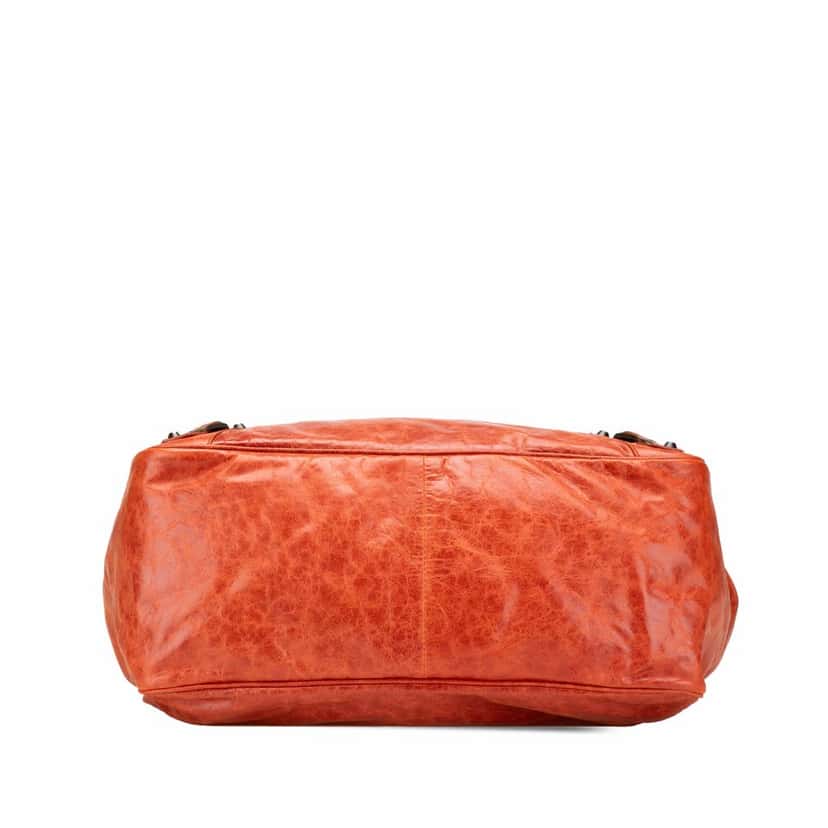 Balenciaga Chevre Motocross Classic Shopper Tote Orange Leather Good condition - Inside View