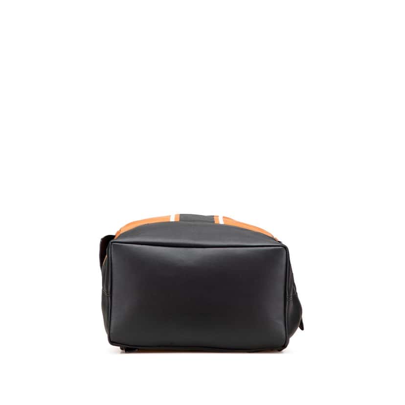 Bottega Veneta Canvas Drawstring Backpack Orange Canvas Good condition - Inside View