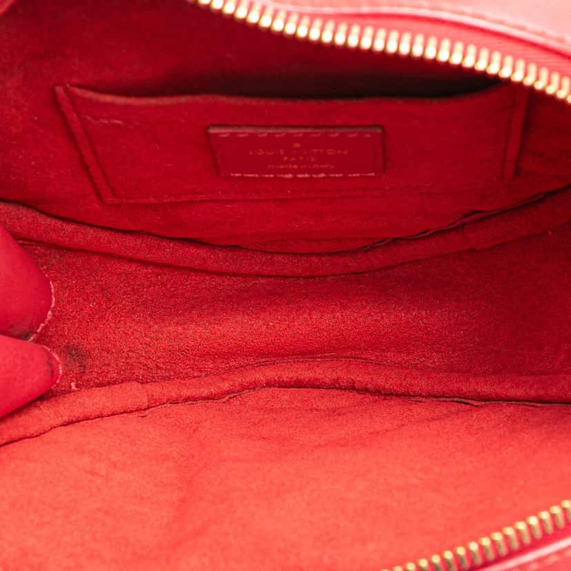 Louis Vuitton Calfskin Embellished New Wave Love Lock Crossbody Red Leather Good condition - Model View