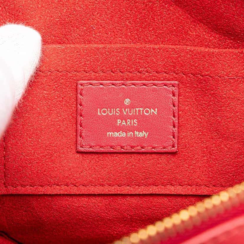 Louis Vuitton Calfskin Embellished New Wave Love Lock Crossbody Red Leather Good condition - Box View