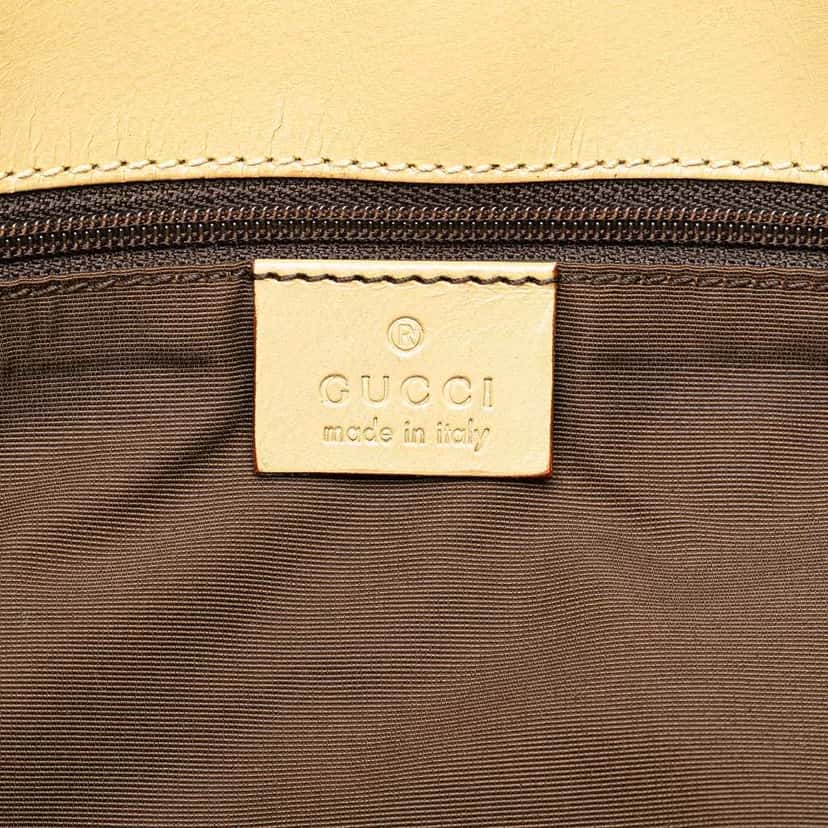 Gucci GG Canvas Web Bucket Tote Brown Canvas Good condition - Box View