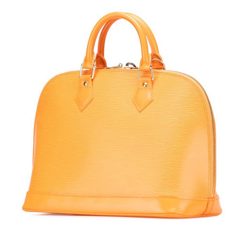 Louis Vuitton Epi Alma PM Orange Leather Good condition - Back View