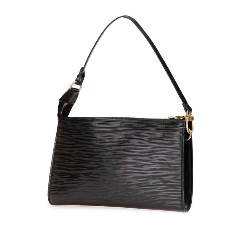 Louis Vuitton Epi Pochette Accessoires Black Leather Very good condition - Back View