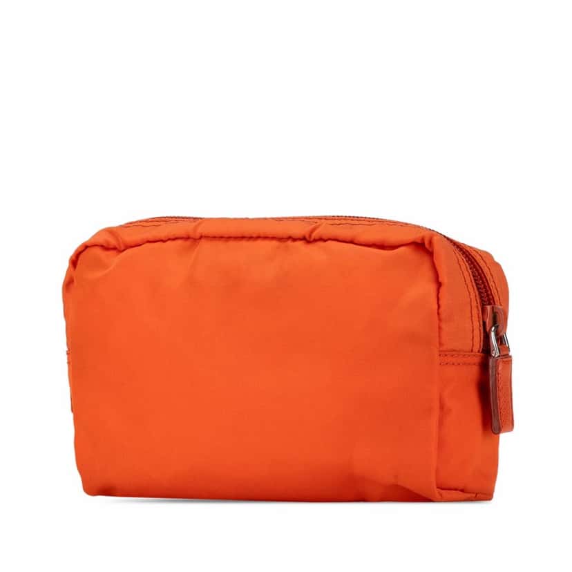 Prada Tessuto Pouch Orange Good condition - Back View