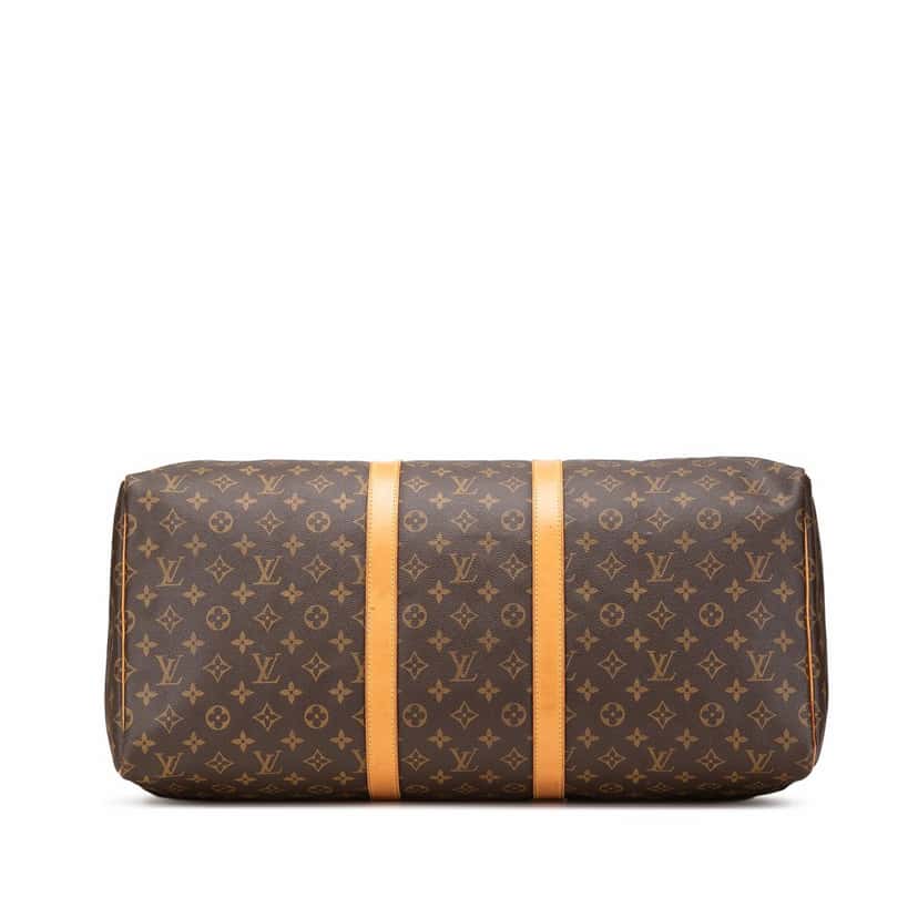 Louis Vuitton Monogram Keepall 55 Brown Canvas Good condition - Inside View