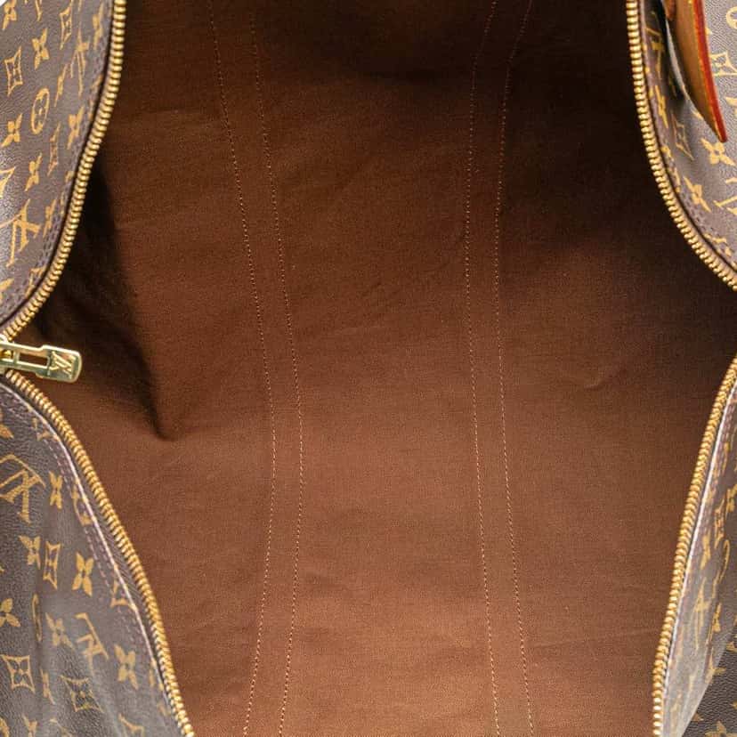 Louis Vuitton Monogram Keepall 55 Brown Canvas Good condition - Model View