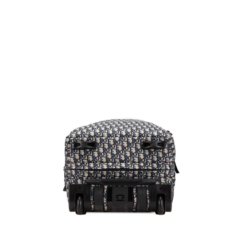 Dior Small Oblique Canvas Diortravel Suitcase Blue Canvas Good condition - Inside View