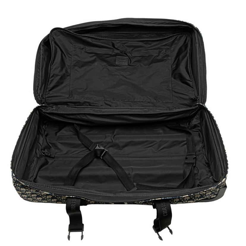 Dior Small Oblique Canvas Diortravel Suitcase Blue Canvas Good condition - Model View