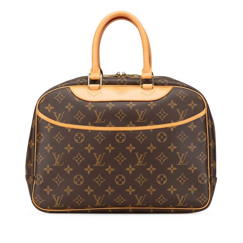 Louis Vuitton Monogram Deauville Brown Canvas Good condition - Front View