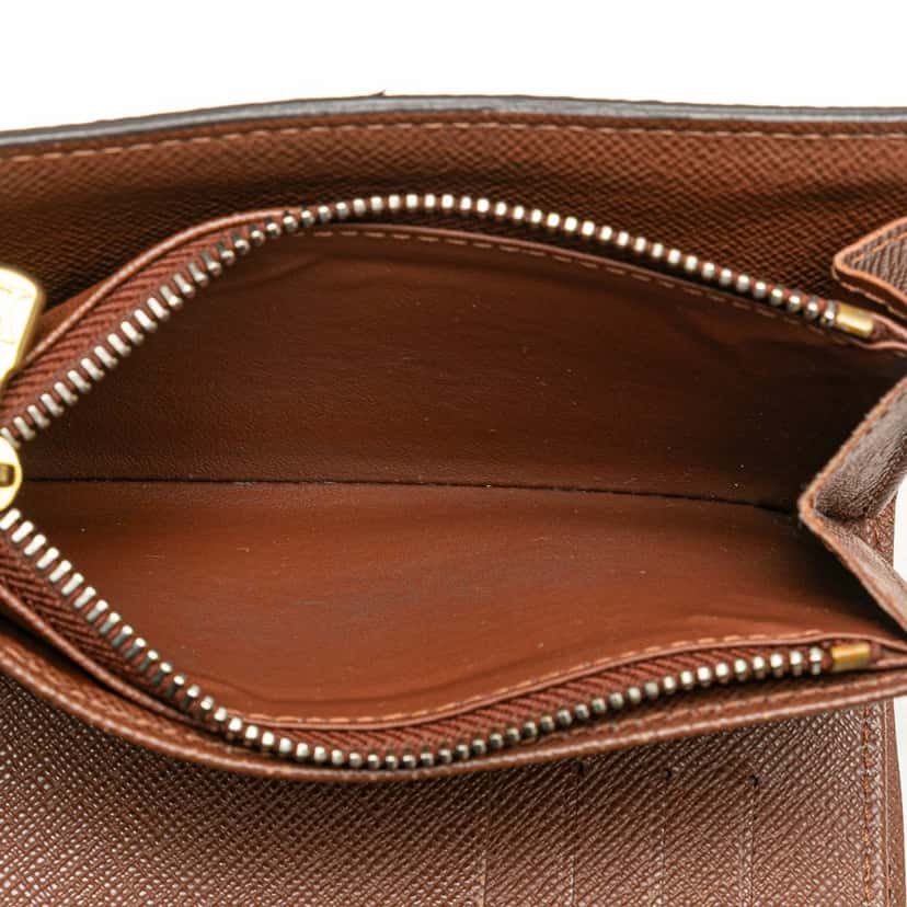Louis Vuitton Monogram Alexandra Small Wallet Brown Canvas Good condition - Model View