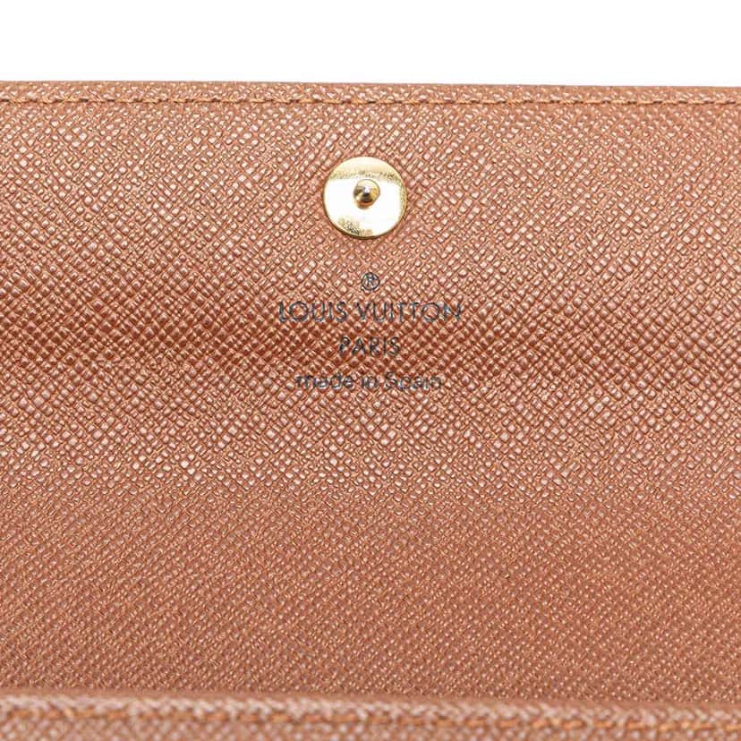 Louis Vuitton Monogram Alexandra Small Wallet Brown Canvas Good condition - Box View