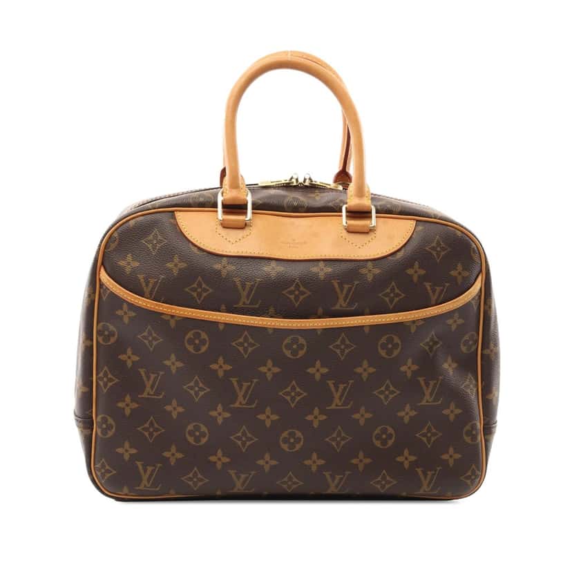 Louis Vuitton Monogram Deauville Brown Canvas Good condition - Front View