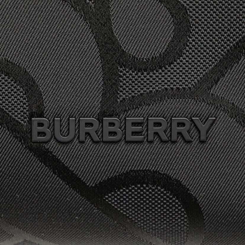 Burberry TB Monogram Canvas Tote Black Canvas Good condition - Box View
