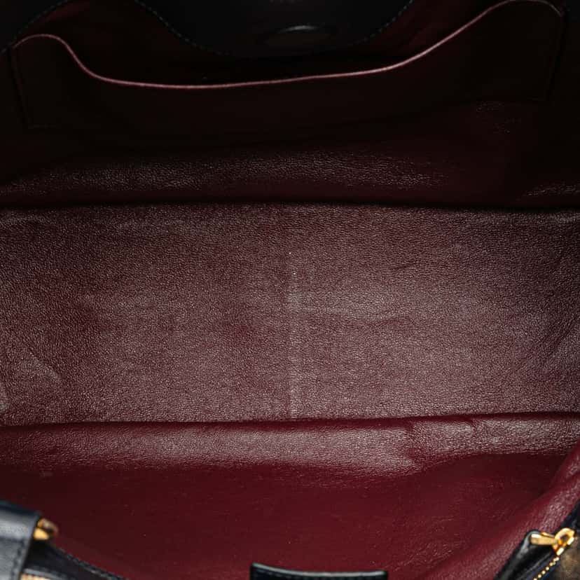 Gucci Medium Canvas Horsebit 1955 Tote Brown Canvas Good condition - Model View